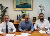 Υπογραφή σύμβασης παραχώρησης της διαχείρισης και λειτουργίας υδατοδρομίου στο Λιμένα Πατρών
